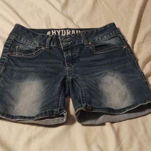 Blue jean shorts